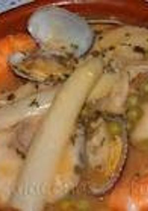 Una foto de Merluza a la sidra asturiana