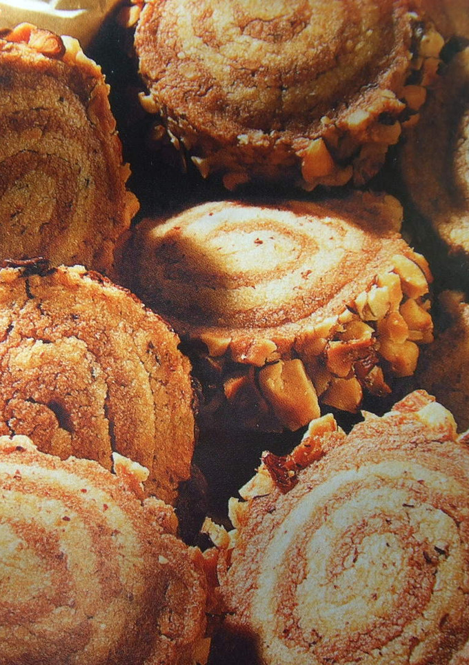 Una foto de Rueditas de chocolate y vainilla con maní
