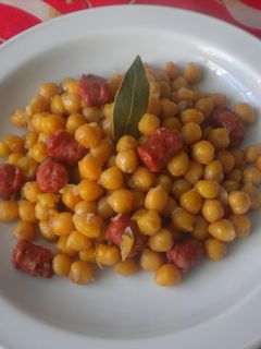 Una foto de Garbanzos con chorizo