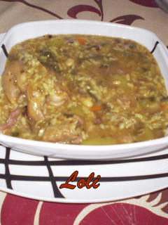 Una foto de Arroz en fesols y naps