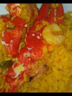 Una foto de Arroz caldoso con bogavante