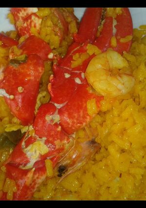 Una foto de Arroz caldoso con bogavante