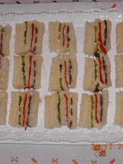 Una foto de Canapés multicolores