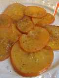 Kaki persimon a la plancha
