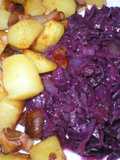 Col roja con manzana