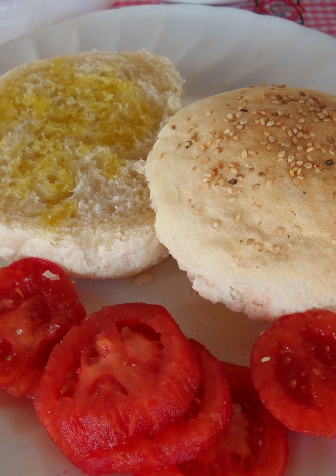 Una foto de Bollitos blancos tipo hamburguesa