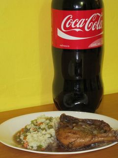 Una foto de Pollo a la Cola-Cola