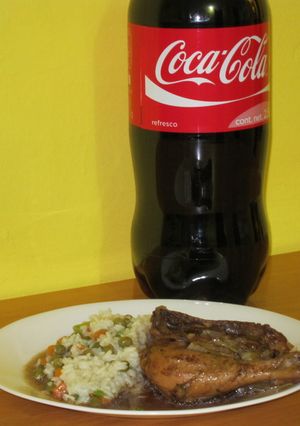 Una foto de Pollo a la Cola-Cola