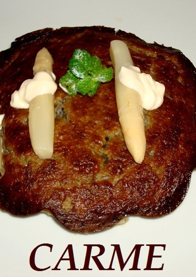 Una foto de Soufle de berenjenas y champiñones