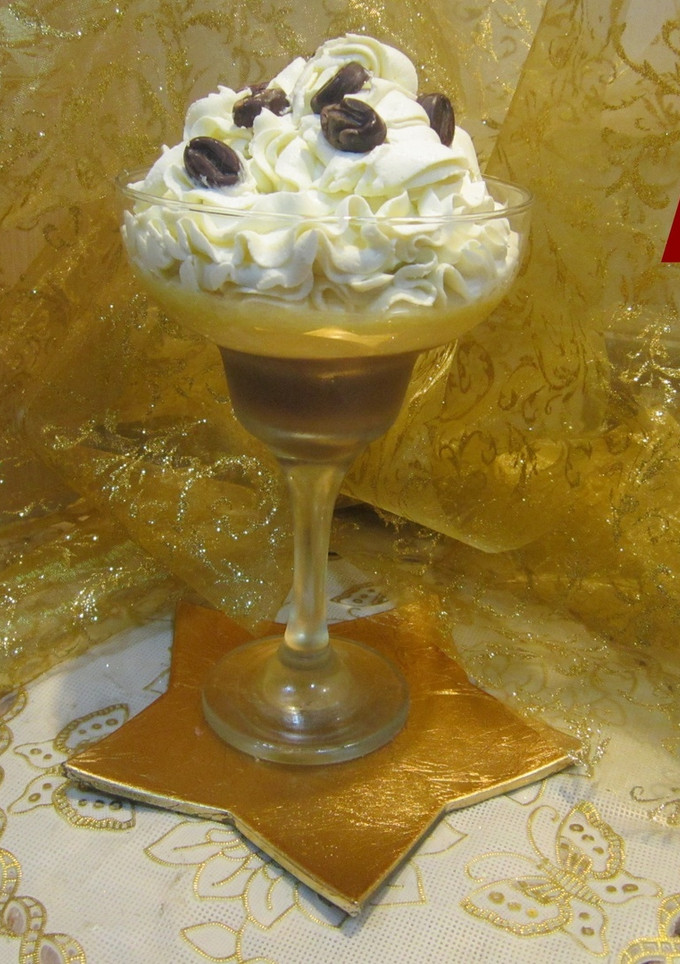 Una foto de Irish coffee sólido