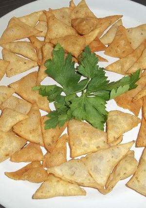 Una foto de Nachos con ají