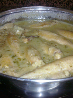 Una foto de Calamares rellenos de patatas