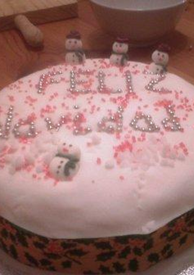 Una foto de Pastel de Navidad Inglés
