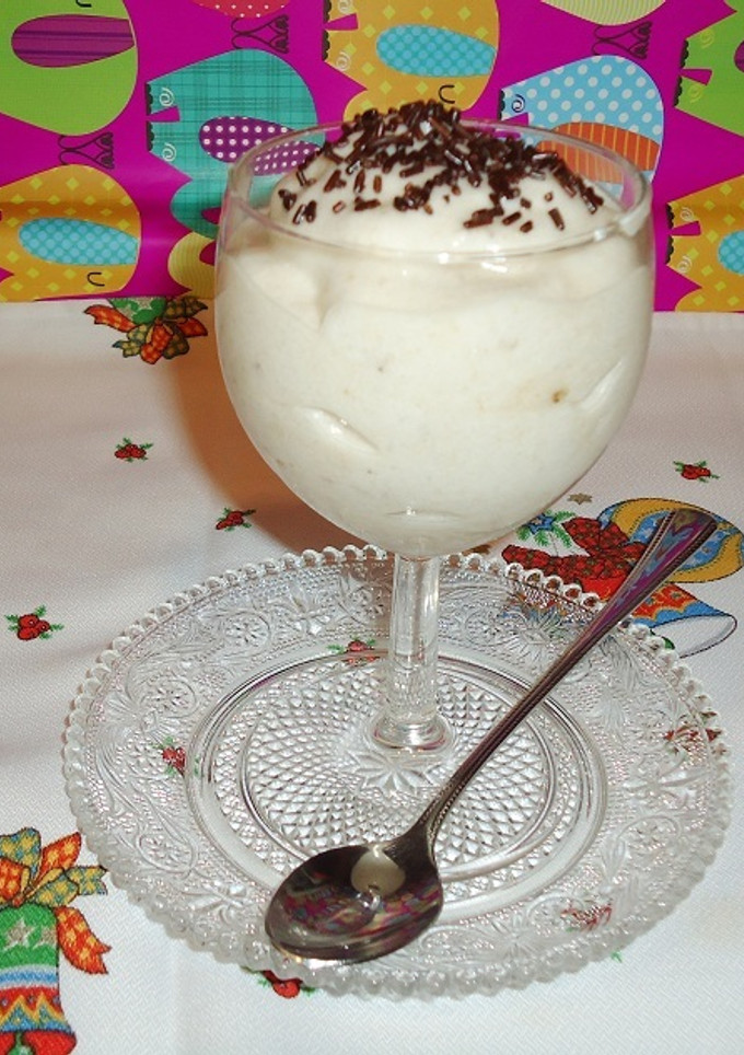 Una foto de Copa mousse de plátano