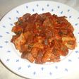 Esclatasangs, magro y carne picada de cerdo con tomate