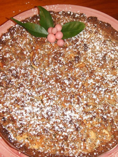 Una foto de Pastel de manzanas con pasta streusel