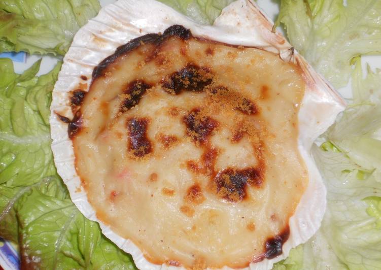 Vieiras falsas rellenas