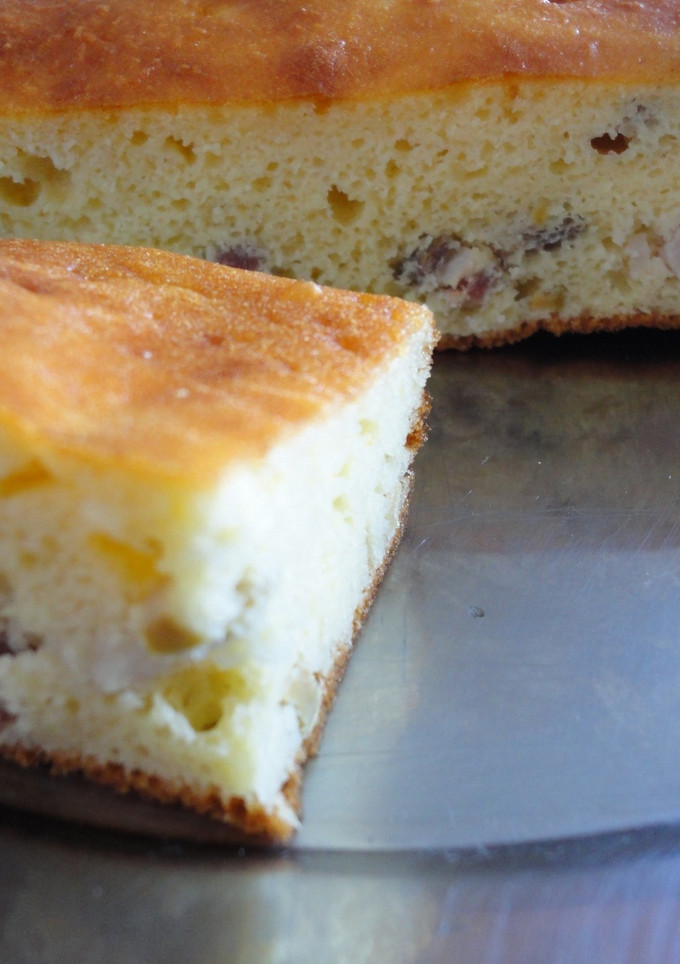 Una foto de Tarta salada de bacon y aceitunas