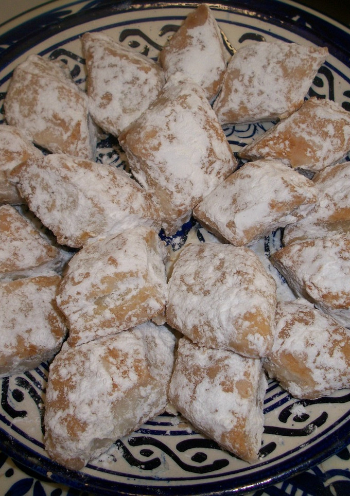 Una foto de Mantecados nevaditos de vino