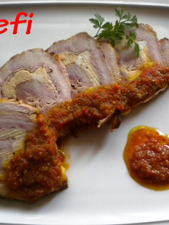 Una foto de Lomo relleno al horno