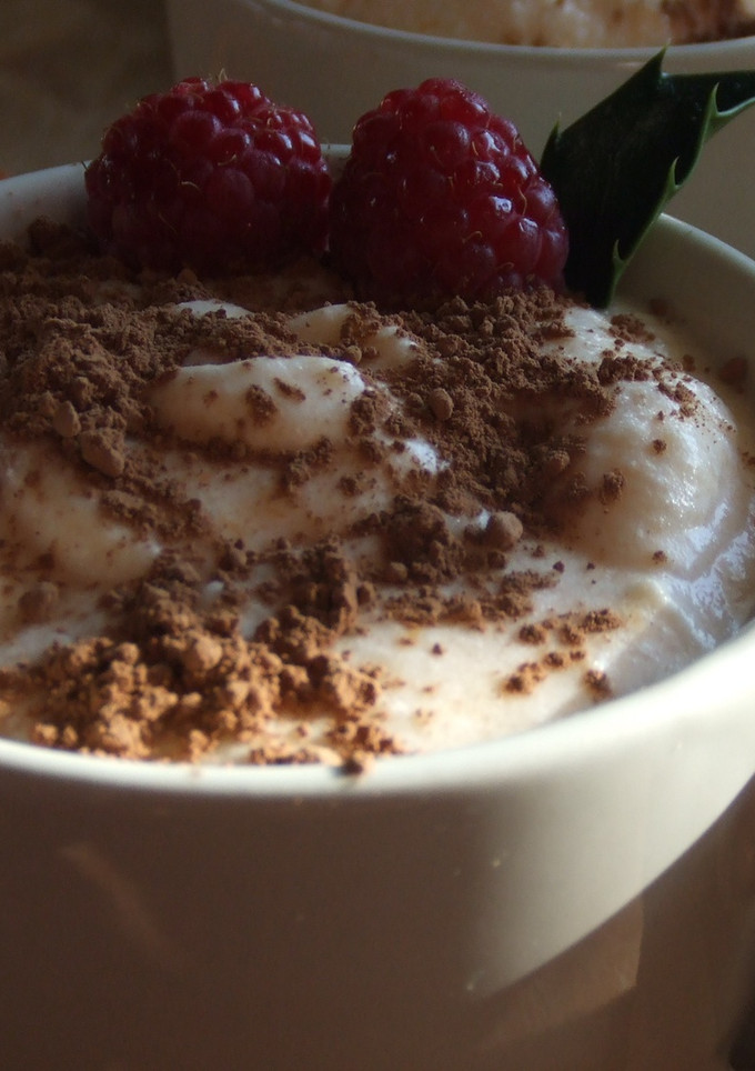 Una foto de Crema helada de turrón
