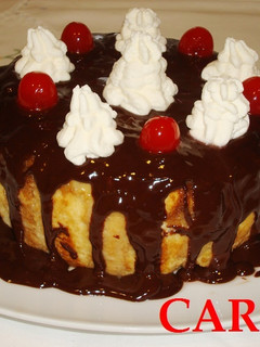 Una foto de Charlota de turrón