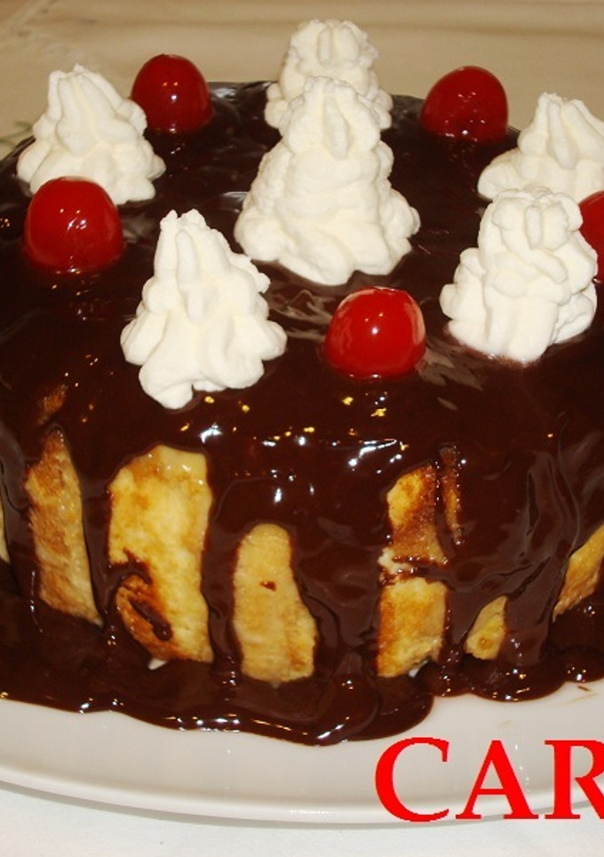 Una foto de Charlota de turrón