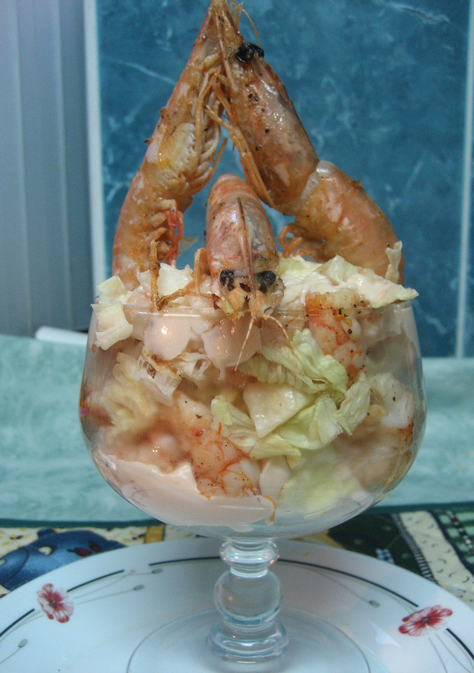 Una foto de Cóctel de gambas