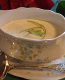 Cobertura de leche condensada y lima