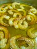 Confitar langostinos