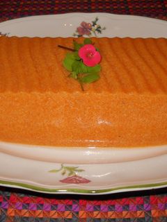 Una foto de Flan de calabaza con cardamomo