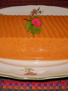 Una foto de Flan de calabaza con cardamomo