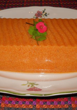 Una foto de Flan de calabaza con cardamomo