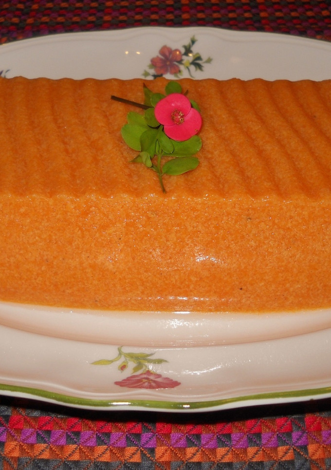 Una foto de Flan de calabaza con cardamomo