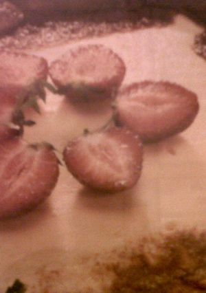 Una foto de Tarta fría de queso