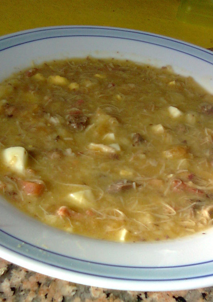 Una foto de Sopa de novia