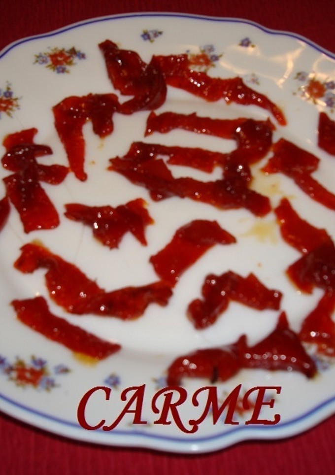 Una foto de Pimientos del piquillo caramelizados