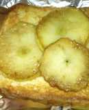 Sandwich calientito con manzana