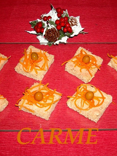 Una foto de Canapés de foie de pato