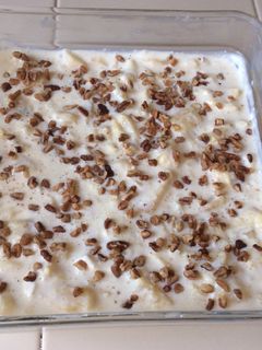 Una foto de Postre de piña natural
