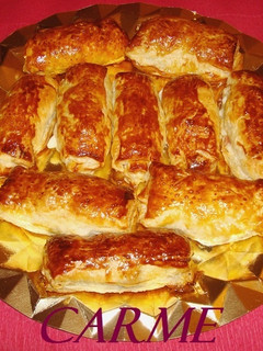 Una foto de Hojaldres de paté de pato y caviar