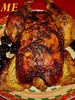 Una foto de Pollo de Navidad relleno a la catalana