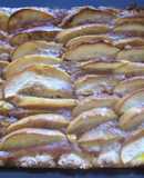 Tarta de manzana y almendra suave