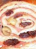 Pan de jamón de navidad
