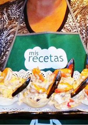 Una foto de Tartaletas de salpicón de mariscos