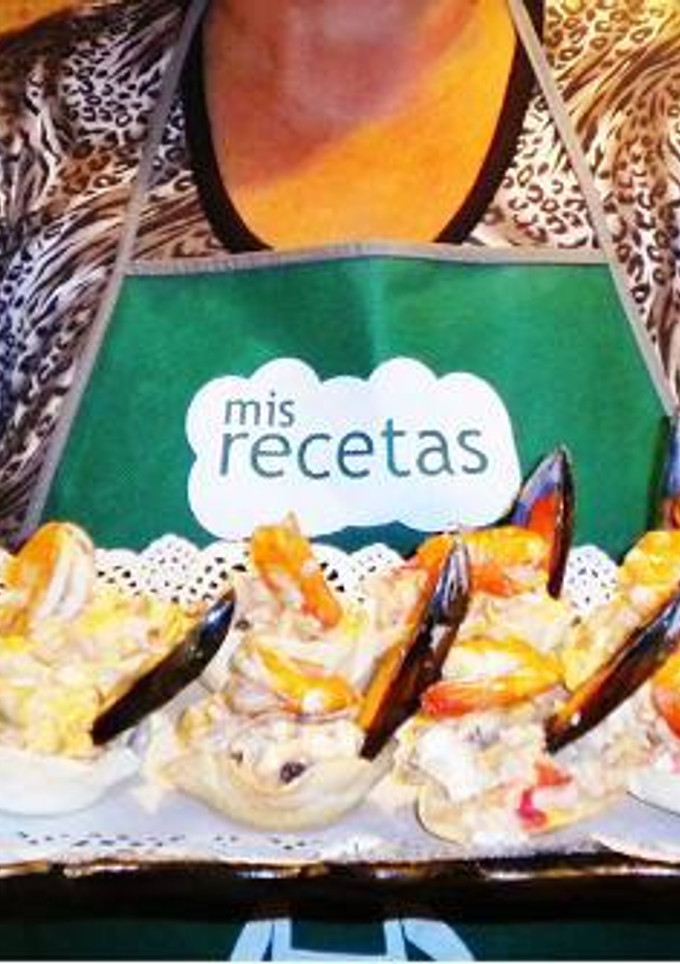 Una foto de Tartaletas de salpicón de mariscos