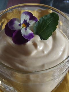 Una foto de Espuma de manzana dulce