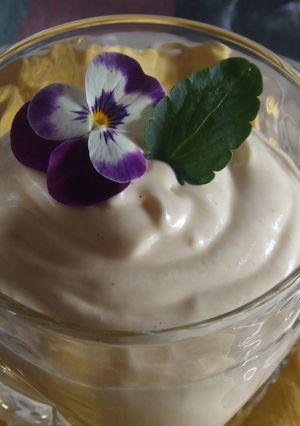 Una foto de Espuma de manzana dulce