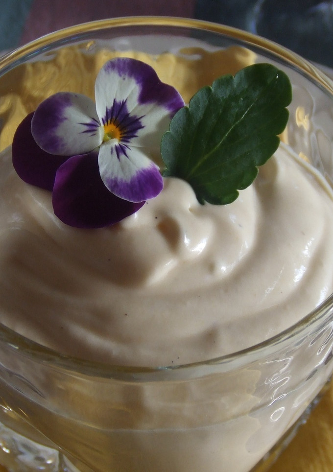 Una foto de Espuma de manzana dulce