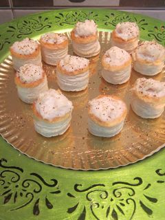 Una foto de Canapés de brandada de bacalao